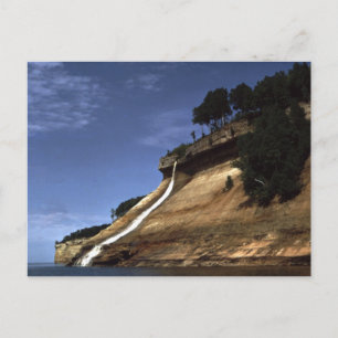 Cartão Postal Bridalveil Falls, Pictures Rocks Ntl. Lakeshore MI