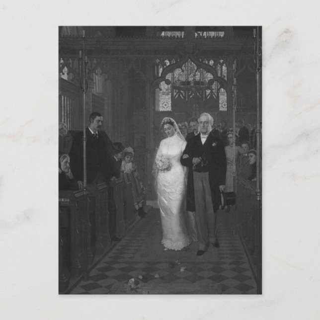 Cartão Postal Bride vitoriano (Frente)