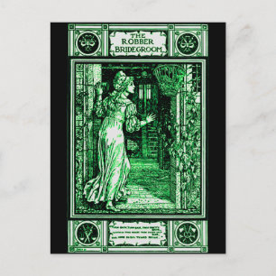 Cartão Postal Bridegroom Robber de Grimm