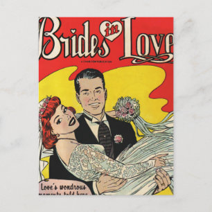 Cartão Postal Brides Love