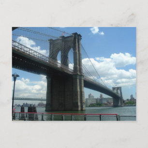 CARTÃO POSTAL BRIDGE BROOKLYN