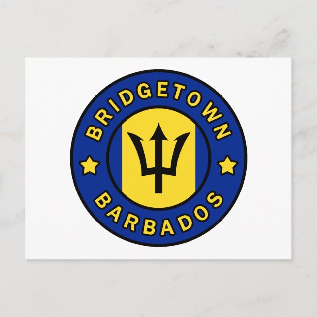 Cartão Postal Bridgetown Barbados (Frente)