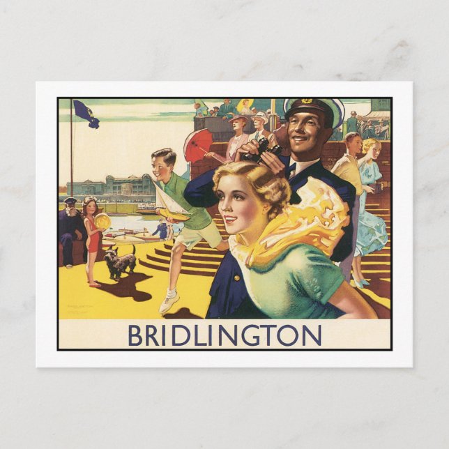 Cartão Postal Bridlington (Frente)