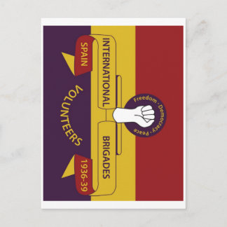 Cartão Postal Brigadas Internacionais