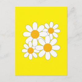 Cartão Postal Bright and Bold Daisy