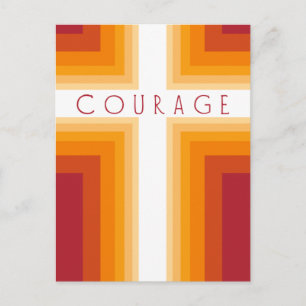Cartão Postal Bright Courage Cross