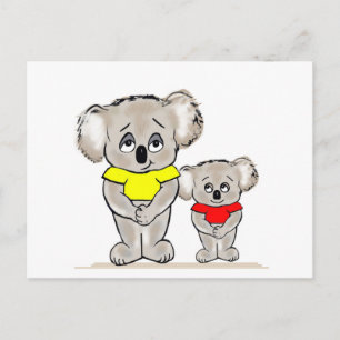 Cartão Postal Bright Koalas