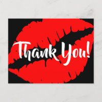 Bright Red Lipstick Big Biss Black Obrigado