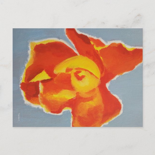 Cartão Postal Bright Rose Sympathy Card (Frente)