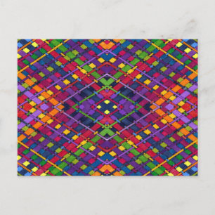 Cartão Postal Bright Weave
