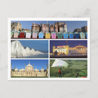 Cartão Postal Brighton e Hove multi-imagem