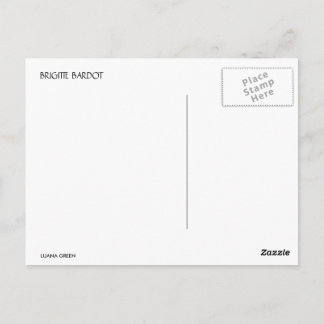 CARTÃO POSTAL BRIGITTE BARDOT 2