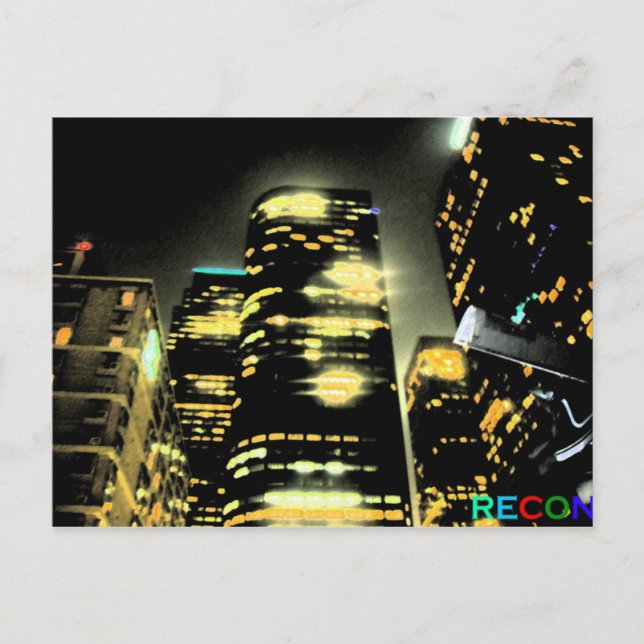 Cartão Postal Brilho de Los Angeles (Frente)