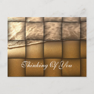 Cartão Postal Brilho sunset_