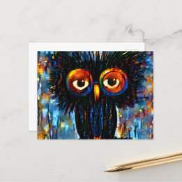 Cartão Postal Brilliant e Wise Owl