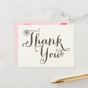 Cartão Postal Brincadeiras da Daisie, Aniversário, Obrigado