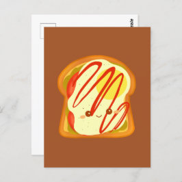 Cartão Postal Brinde Avocado Com Ovo E Tomate