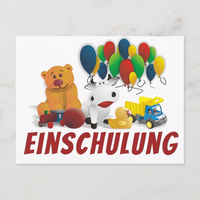 Cartão Postal Brinquedo de criança (Frente)
