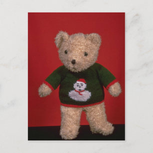 Cartão Postal Brinquedo de urso de pelúcia para crianças