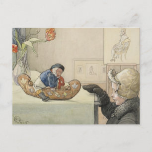 Cartão Postal Brinquedo Engraçado com Criança