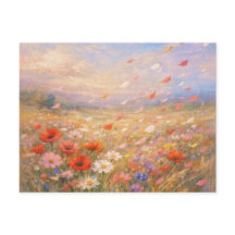 Brisa Floral - Estilo de Pintura Pastel