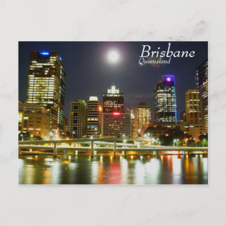 Cartão Postal Brisbane à noite