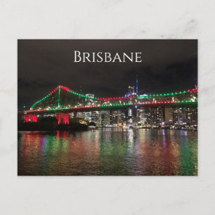 Cartão Postal brisbane, ponte noturna