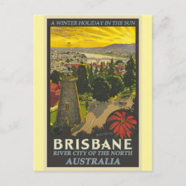 Cartão Postal Brisbane, Viagens vintage da Poster da Austrália