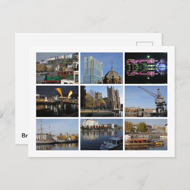 Cartão Postal Bristol (Frente/Verso)