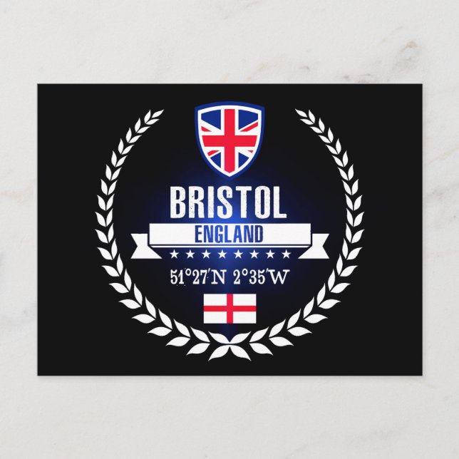Cartão Postal Bristol (Frente)