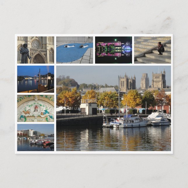 Cartão Postal Bristol (Frente)