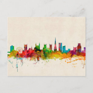 Cartão Postal Bristol England Skyline
