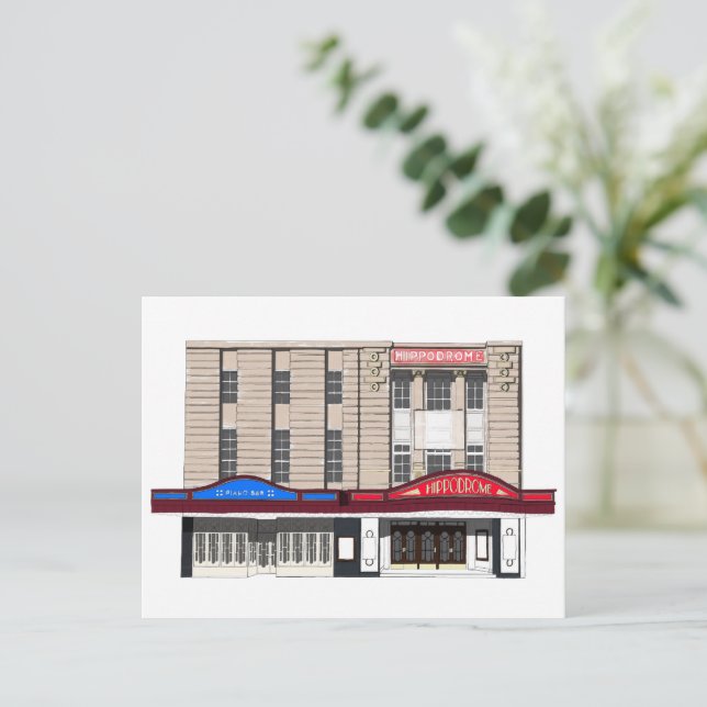 Cartão postal Bristol Hippodromo (Em pé/Frente)