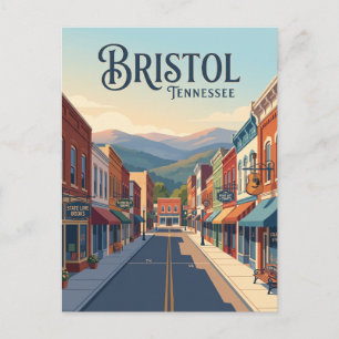 Cartão Postal Bristol, Tennessee