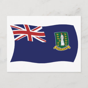 Cartão postal britânico das Ilhas Virgens