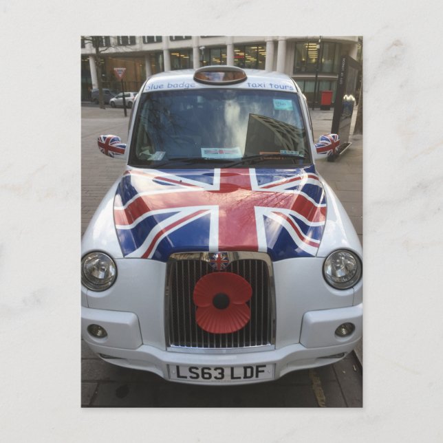 Cartão Postal British Cab (Frente)