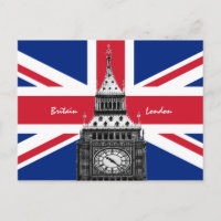British Flag & Big Ben - Londres, Reino Unido/adep