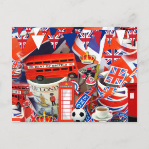 Cartão Postal British Souvenirs
