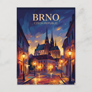 Cartão Postal Brno República Tcheca