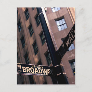 Cartão Postal Broadway/Wallstreet