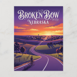 Cartão Postal Broken Bow EUA
