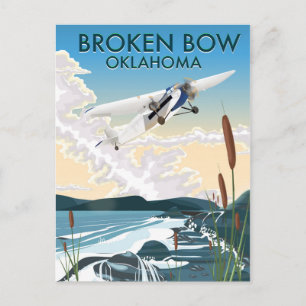 Cartão Postal Broken Bow Oklahoma