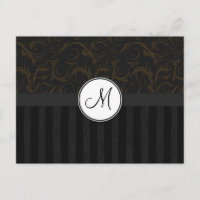 Bronze em Sabas Florais Negras, Stripes e Monogram