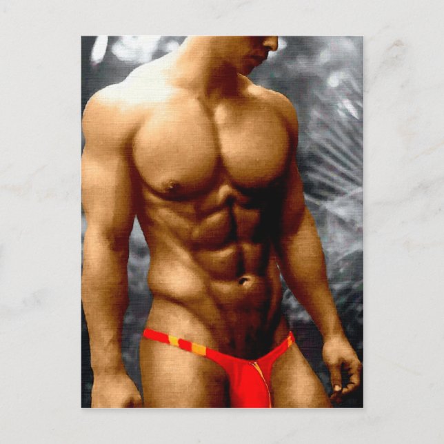 Cartão Postal Bronzed Hunk (Frente)