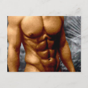 Cartão Postal Bronzed Hunk