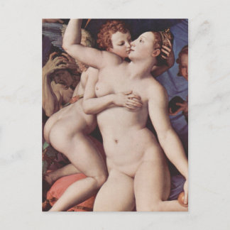 Cartão Postal Bronzino - Alegoria do Amor
