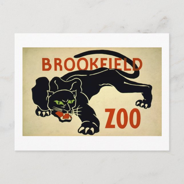 Cartão Postal Brookfield-Panther (Frente)