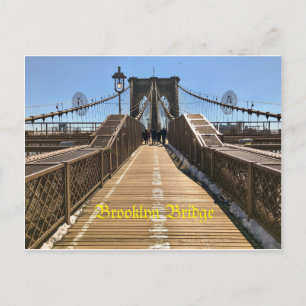 Cartão postal Brooklyn Bridge