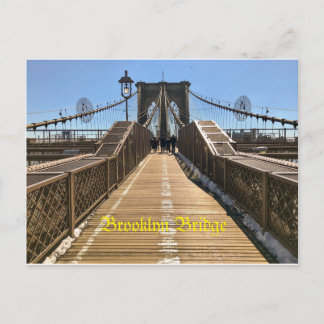 Cartão postal Brooklyn Bridge