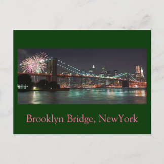 Cartão Postal Brooklyn Bridge 2009, Brooklyn Bridge, Nova Iorque